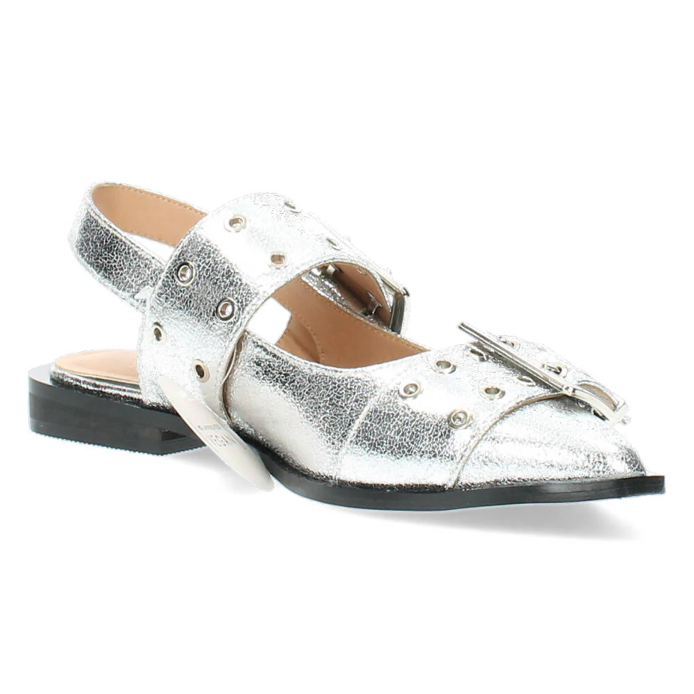 Zilveren slingbacks - Image 4