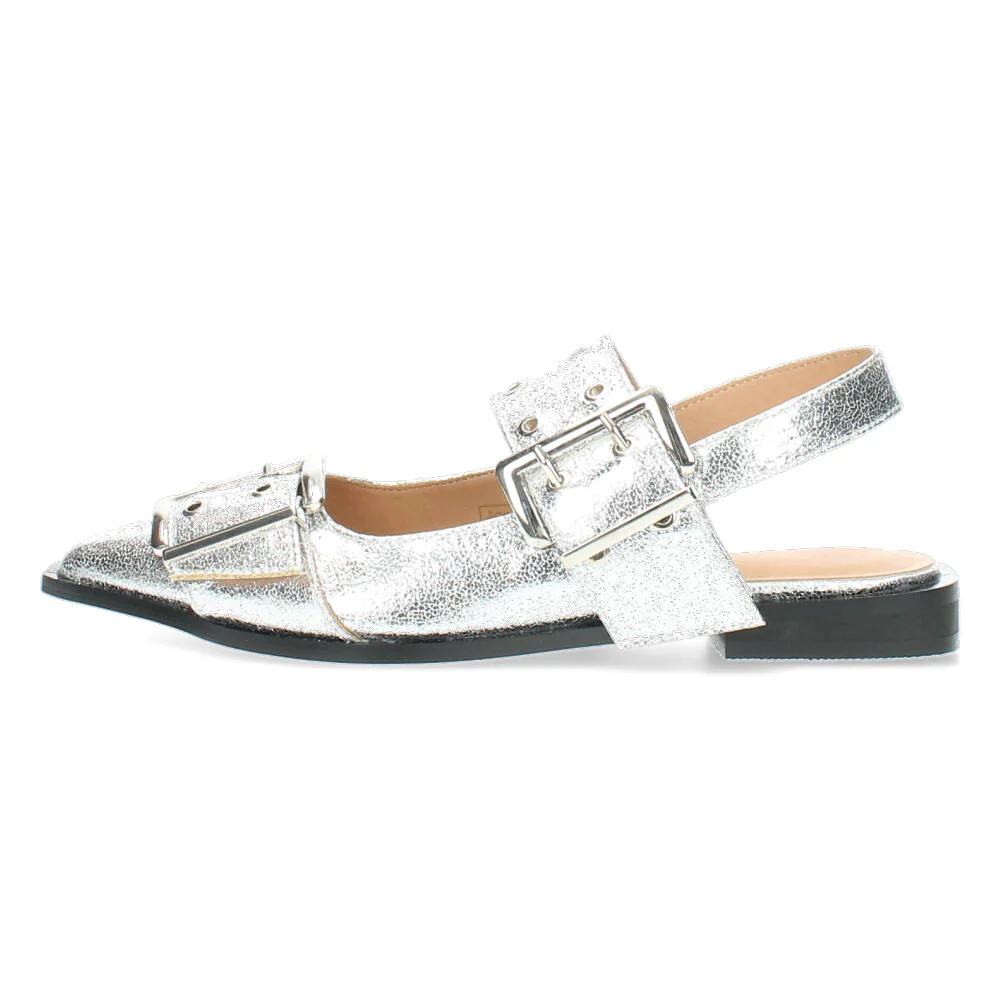 Zilveren slingbacks - Image 5