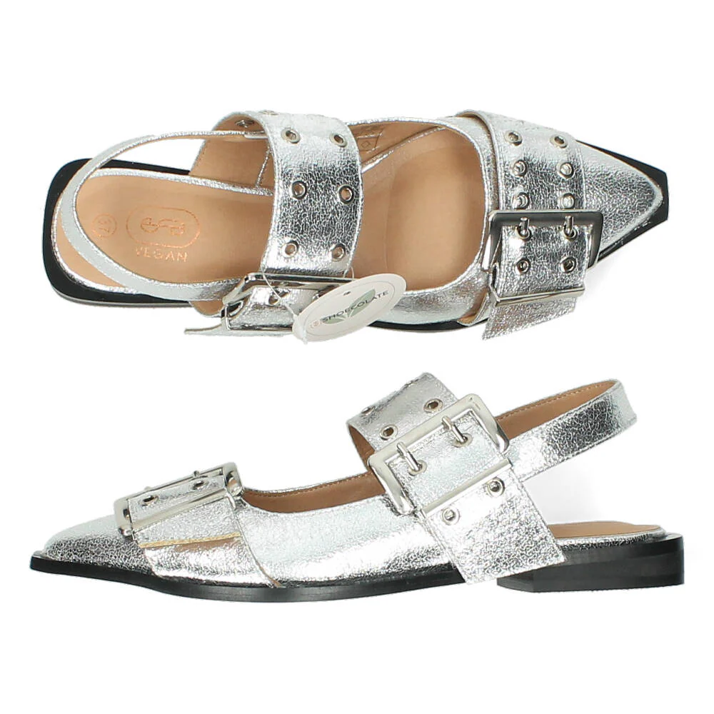 Zilveren slingbacks - Image 6