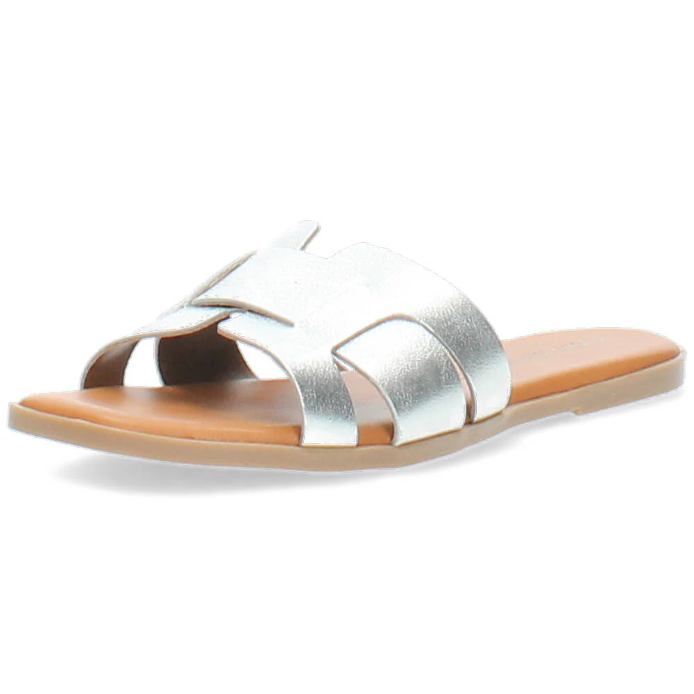 zilveren slipper
