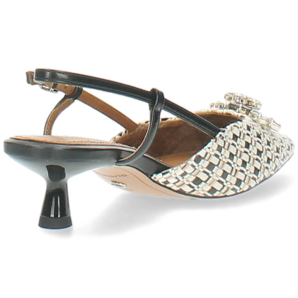 zwarte/beige slingback - Image 6
