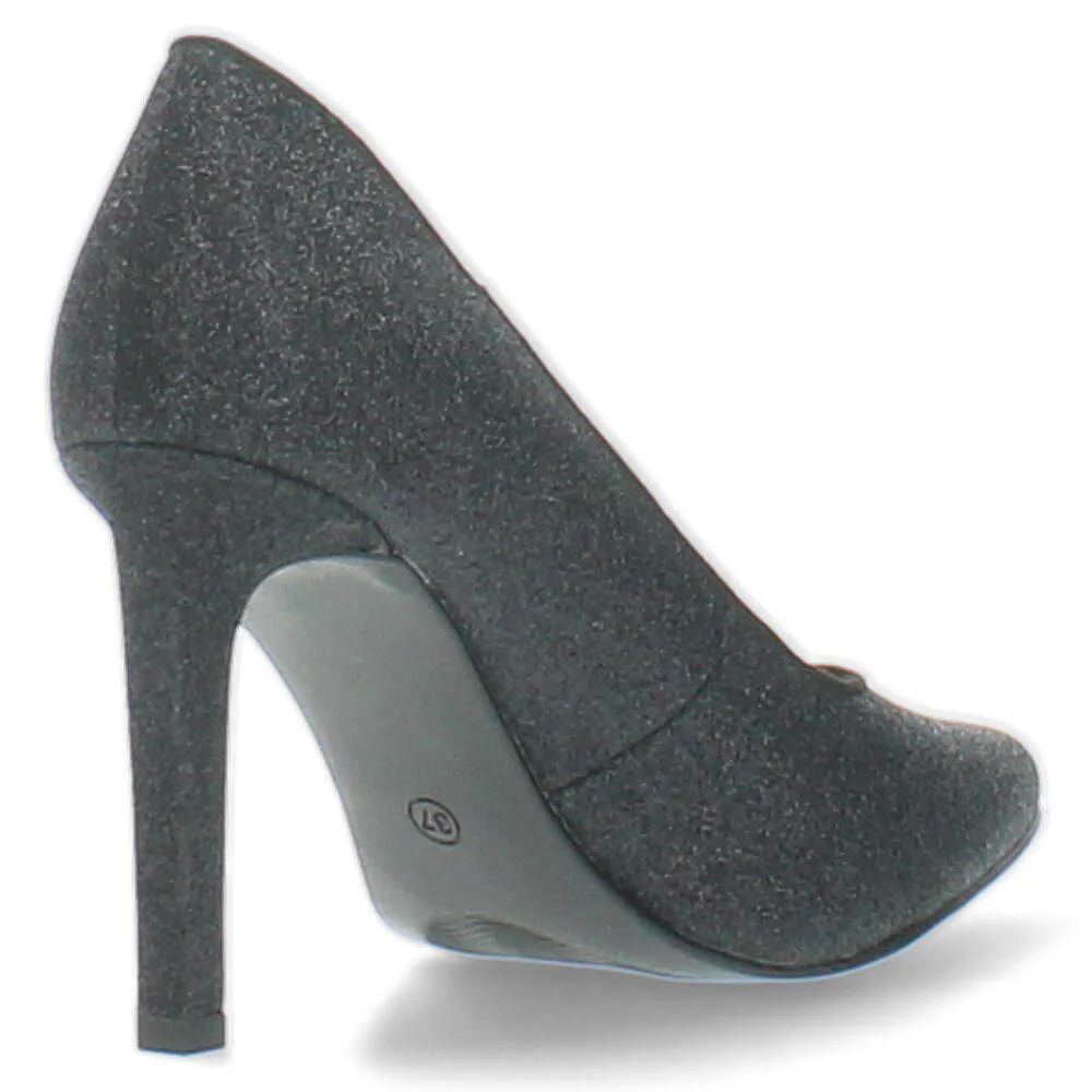 Zwarte glitter pumps - Image 5